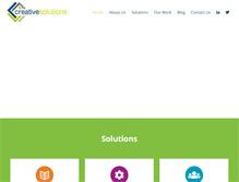 Tablet Screenshot of creative-solution.com